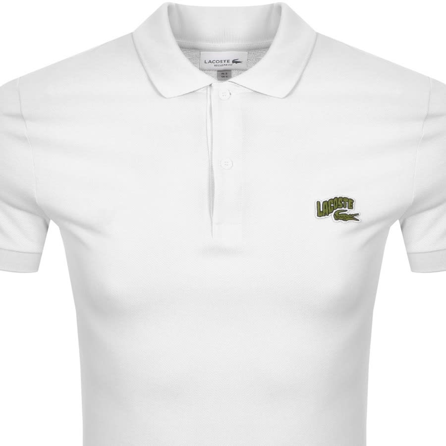 Alternative Image for ProductLacoste Short Sleeved Polo T Shirt White2